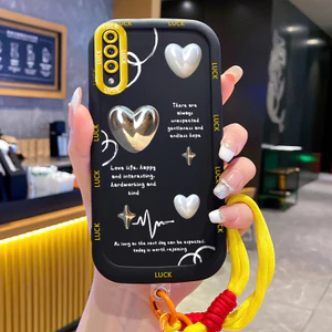 Ốp Lưng Samsung A50 A50s A30s Case Dễ thương Với Lanyard