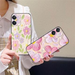 Ốp lưng Oppo A3 / A3x In hình Hoa xinh dễ thương chống sốc, mềm bảo vệ camera
