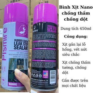 Bình Xịt Chống Thấm Dột, Thấm Tường Đa Năng Pismire U.s.a Tím 450Ml