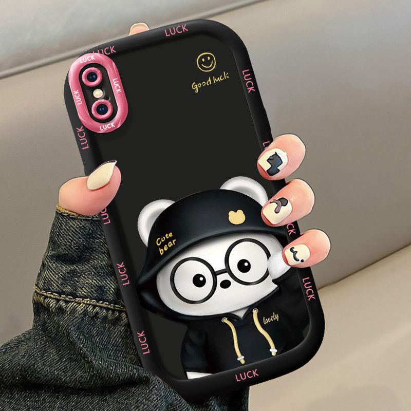 Ốp Lưng iPhone X Xs Xr Xs Max 7 Plus 8 Plus Silicon Case Gấu Nhỏ Đáng yêu