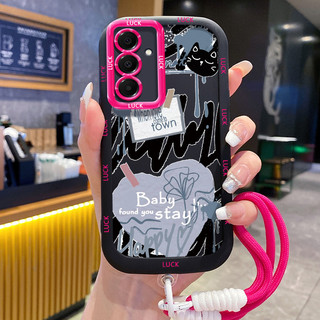 Ốp Lưng Samsung A16 4G A16 5G A15 4G A15 5G A14 5G A14 4G A24 A25 5G A34 5G A54 5G A35 5G Case Hoạt hình Với Lanyard