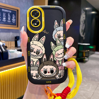 Ốp Lưng OPPO A18 A38 Case Dễ thương Thỏ Với Lanyard