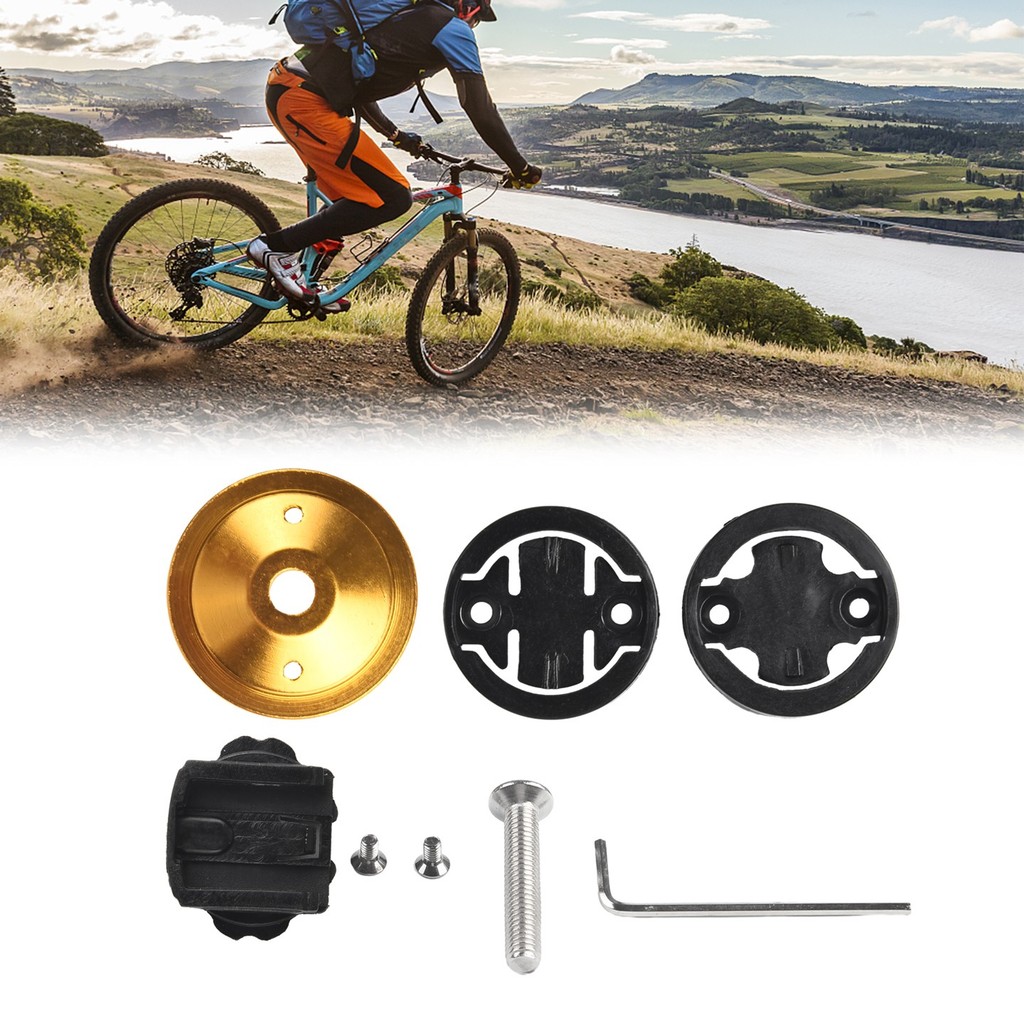 Giá đỡ máy tính bằng nhôm cho xe đạp - Hỗ trợ Garmin/Bryton/Cateye