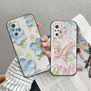 Ốp lưng Xiaomi Redmi Note 10 / Note 10 Pro In hình Hoa xinh dễ thương chống sốc, mềm bảo vệ camera