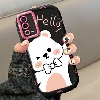 Ốp Lưng OPPO A55 4G Silicon Case Đáng yêu Gấu Nhỏ