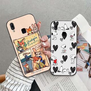 Ốp lưng Vivo Y91 / Y91C (1820) / Y93 / Y95 In hoạt hình dễ thương chống sốc, mềm bảo vệ camera