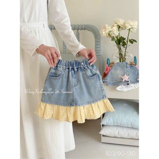 CVAY19 - Chân váy ren trẻ em bé gái, chất liệu dệt kim từ sợi tổng hợp size 90-170, NSX Foshan Hongpai Uniform Co., Ltd