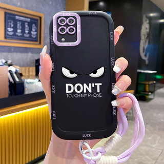 Ốp Lưng Samsung A12 4G A12 5G M12 F12 A22 M22 M32 Case Mẫu Tính cách Với Lanyard