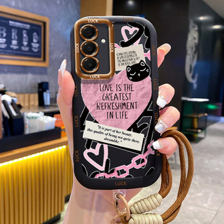 Ốp Lưng Samsung A16 4G A16 5G A15 4G A15 5G A14 5G A14 4G A24 A25 5G A34 5G A54 5G A35 5G Case Hoạt hình Với Lanyard