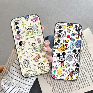 Ốp lưng Oppo A74 / A94 / A95 In hoạt hình dễ thương chống sốc, mềm bảo vệ camera