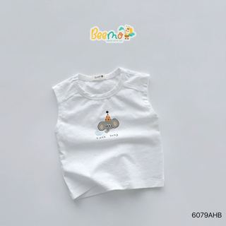 6079AHB - Áo tanktop Beemo in hình động vật cho bé size 1-5y