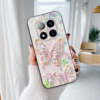 Ốp lưng Xiaomi Redmi Note 14 Pro / Pro Plus In hình Hoa xinh dễ thương chống sốc, mềm bảo vệ camera