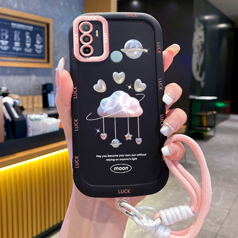 Ốp Lưng OPPO A53 2020 A33 2020 A53s A32 A11s Case Hoạt hình Với Lanyard