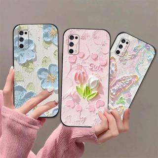 Ốp lưng Realme 7 / 7 Pro In hình Hoa xinh dễ thương chống sốc, mềm bảo vệ camera