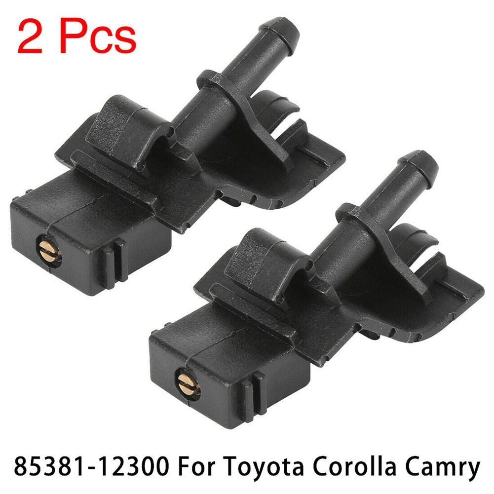 ⭐ GIẢM GIÁ LỚN⭐ 2 chiếc 85381-12300 Vòi phun nước rửa kính chắn gió cho Toyota For Corolla [vn]