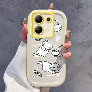 Ốp Lưng Xiaomi Redmi Note 13 5G 13 Pro POCO X6 Neo 5G M6 Pro Silicon Case Mèo Nhỏ Chống bụi