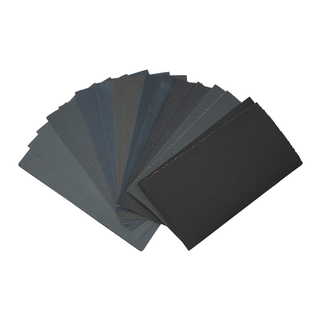 [Smellshi] 400,600,1000,1200,15000,25000,3000 Giấy nhám Grit Ướt / Khô 18 cái / bộ