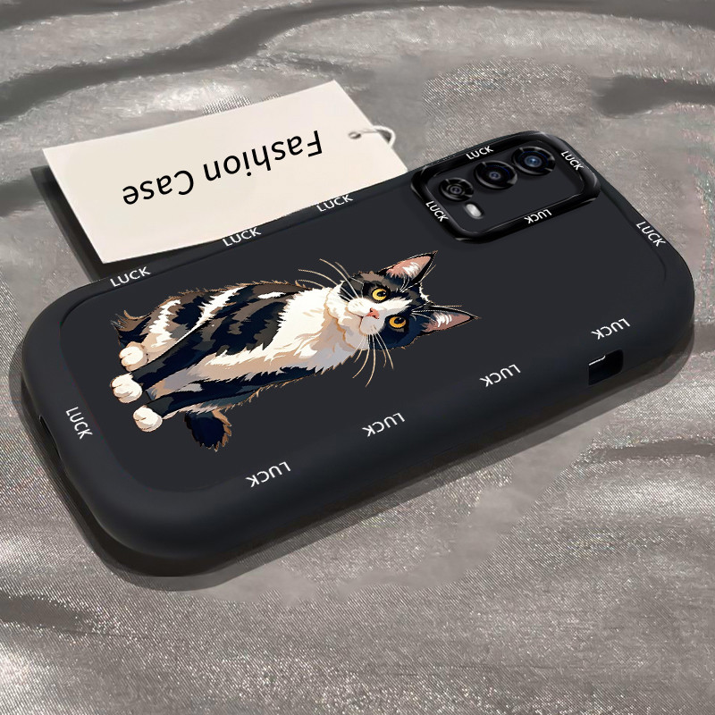 Ốp Lưng OPPO A55 4G Silicon Case Mèo Nhỏ Hoạt hình