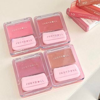 Má Hồng Kem JUDYDOLL Glow Blush Balm Hiệu Căng Bóng Tự nhiên Lâu Trôi Kèm Mút Chính Hãng - Bebeau