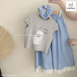 MLSBCC.7602 - Set bộ Melisa trẻ em 2 màu size 2-12y