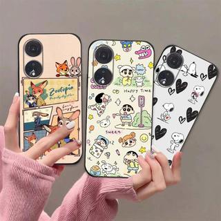 Ốp lưng Oppo Reno 8T / Reno8 T 4G 5G In hoạt hình dễ thương chống sốc, mềm bảo vệ camera