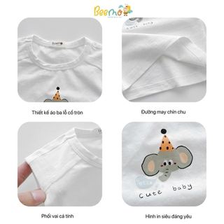 6079AHB - Áo tanktop Beemo in hình động vật cho bé size 1-5y