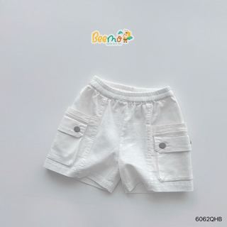 6062QHB - Quần short Beemo túi hộp Little Exporer size 1-6y