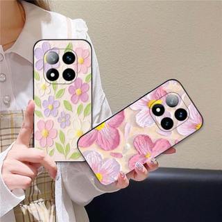 Ốp lưng Xiaomi Redmi Note 14 Pro / Pro Plus In hình Hoa xinh dễ thương chống sốc, mềm bảo vệ camera