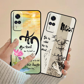 Ốp lưng Vivo Y51 2020 / Y51s / Y72 5G / Y53s in hình thư pháp cha mẹ bình an