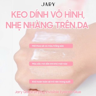 Keo Dán Lông Mi Jary Quick Drying Invisible Eyelash Glue Siêu Chắc, Lâu Trôi 7ml