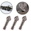 3 Cái 6 Tay cầm lục giác Sáo HCS Countersink Chamfering Drill Bits Chamfer Tool