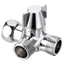 Bộ chia vòi hoa sen bằng đồng thau Bộ chuyển đổi 3 chiều 1 / 2 "Bộ chuyển đổi vòi hoa sen tay T Van nước
