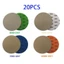20 Chiếc Móc Và Vòng 5 Inch 3000 5000 7000 10000 Grit Giấy Cát Cát Cát Cát Đĩa Chà Nhám