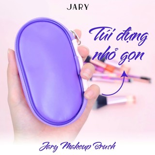 Bộ Cọ Trang Điểm Jary Make Up Brush Set 10 Cây Kèm Túi Đựng Da PU - Bebeau