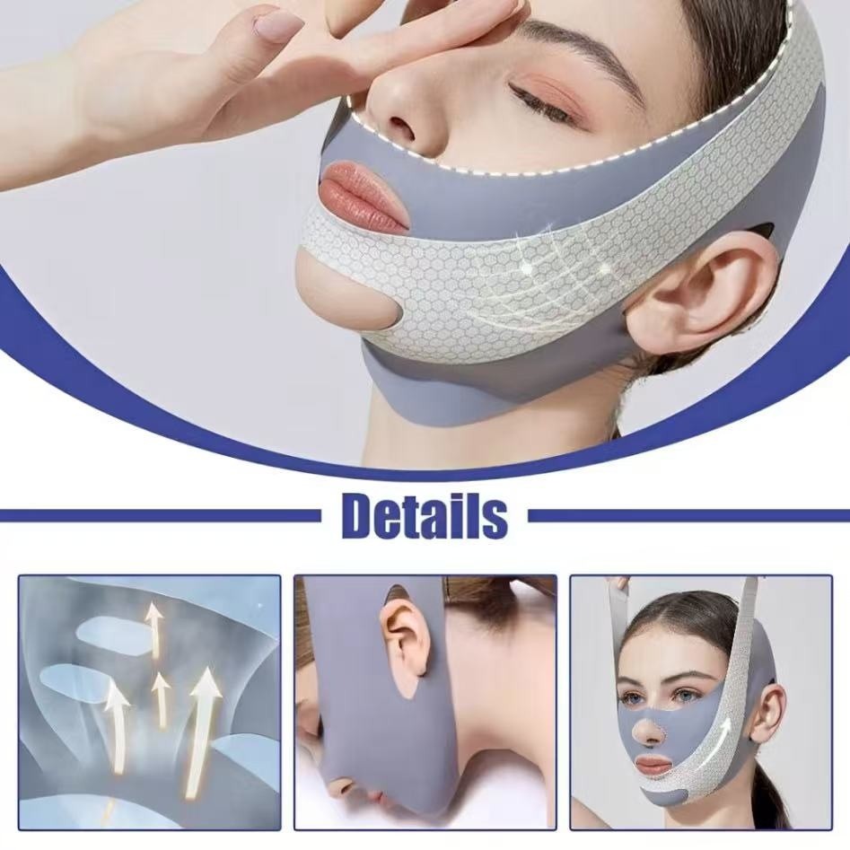 【Adel Floro &Co.】Mặt Nạ Định Hình Vline - Thoáng Khí, Nâng Cơ Cằm, Gọn Khuôn Mặt, Dùng Khi Ngủ