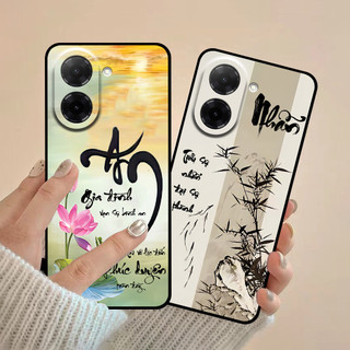 Ốp lưng Redmi A5 / Poco C71 in hình thư pháp cha mẹ bình an