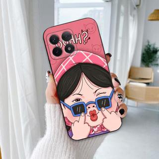Ốp lưng Xiaomi 14 / 14T / 14T Pro In hình cô gái tinh nghịch dễ thương chống sốc, mềm bảo vệ camera