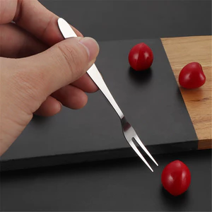 Di Động Không Gỉ Nhỏ 12 Chiếc Nĩa Bánh Trái Cây Bộ Đồ Ăn Nĩa Thép Nĩa Nhà Bếp, Ăn & Thanh