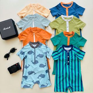 DB00034 - Bộ bơi Harifa liền thân cổ trụ nhiều màu cho bé trai size 1-6y