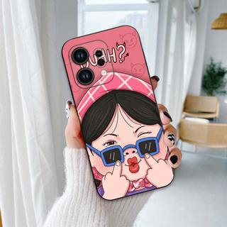 Ốp lưng Oppo Find X9 In hình cô gái tinh nghịch dễ thương chống sốc, mềm bảo vệ camera
