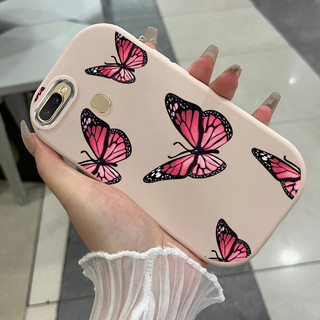 Ốp Lưng Áp dụng cho OPPO A7 A5s A12 A12s A11k Case Silicone Vẽ Bướm nhỏ