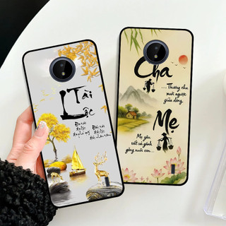 Ốp lưng Nokia 3.4 / G10 / C20 / C30 / C21 Plus in hình thư pháp cha mẹ bình an