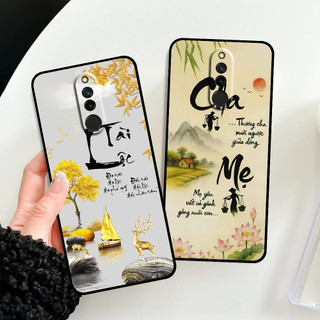 Ốp lưng Xiaomi Redmi 8 in hình thư pháp cha mẹ bình an
