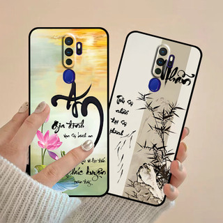 Ốp lưng Oppo A5 2020 / A9 2020 / A11 2020 in hình thư pháp cha mẹ bình an