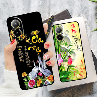 Ốp lưng Realme C67 in hình thư pháp cha mẹ bình an