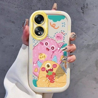 Ốp Lưng OPPO A58 4G A78 4G A58 5G A58X 5G A78 5G A1X 5G A2X 5G Silicon Case Quái vật Đáng yêu