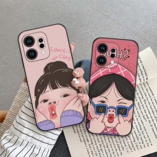 Ốp lưng Oppo Find X9 In hình cô gái tinh nghịch dễ thương chống sốc, mềm bảo vệ camera