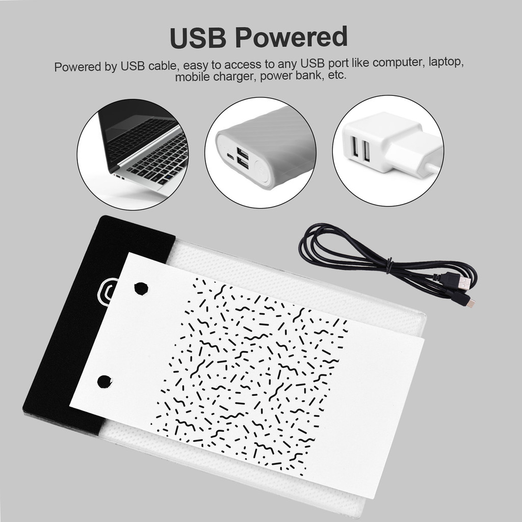 [CÔNG CỤ] Bộ sách lật có miếng đệm đèn LED Hộp máy tính bảng 300 tờ Giấy vẽ Flipbook Ốc vít đóng sách để theo dõi hoạt hình Phác thảo Sáng tạo hoạt hình