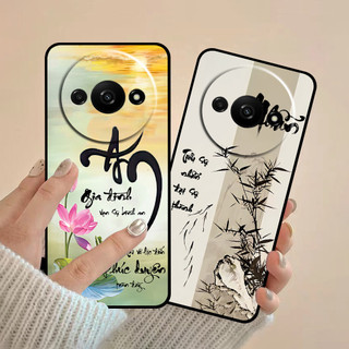 Ốp lưng Xiaomi Redmi A3 / Poco C61 in hình thư pháp cha mẹ bình an