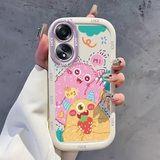 Ốp Lưng OPPO A58 4G A78 4G A58 5G A58X 5G A78 5G A1X 5G A2X 5G Silicon Case Quái vật Đáng yêu